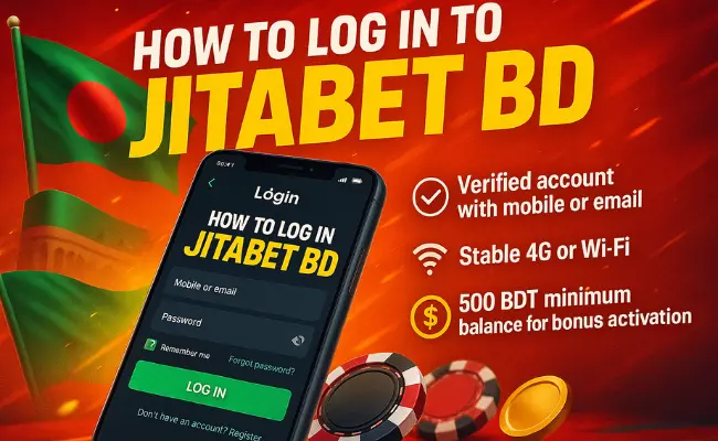 How to Log In to Jitabet BD